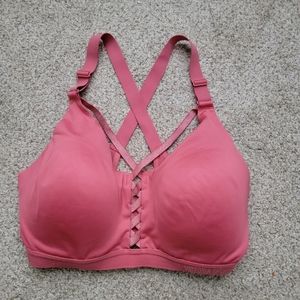 Victorias secret sport size 34DD pink sparkles bra
